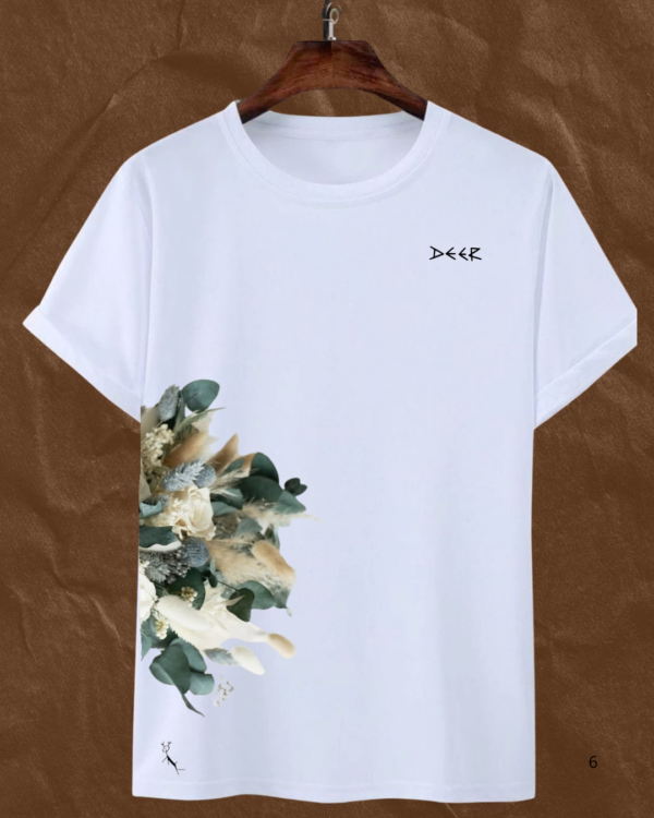 Buzo blanco rosas
